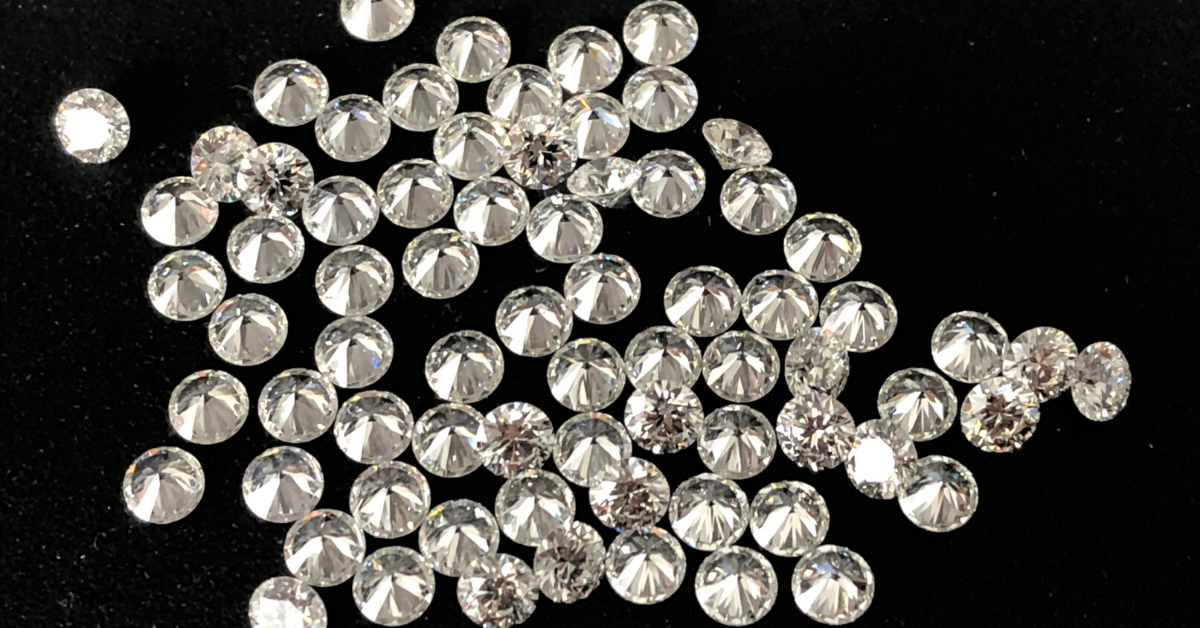 Assortment of Ideal Cut Melee Diamonds